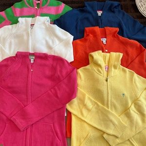 Yellow Lilly Pulitzer Hooded Sweater